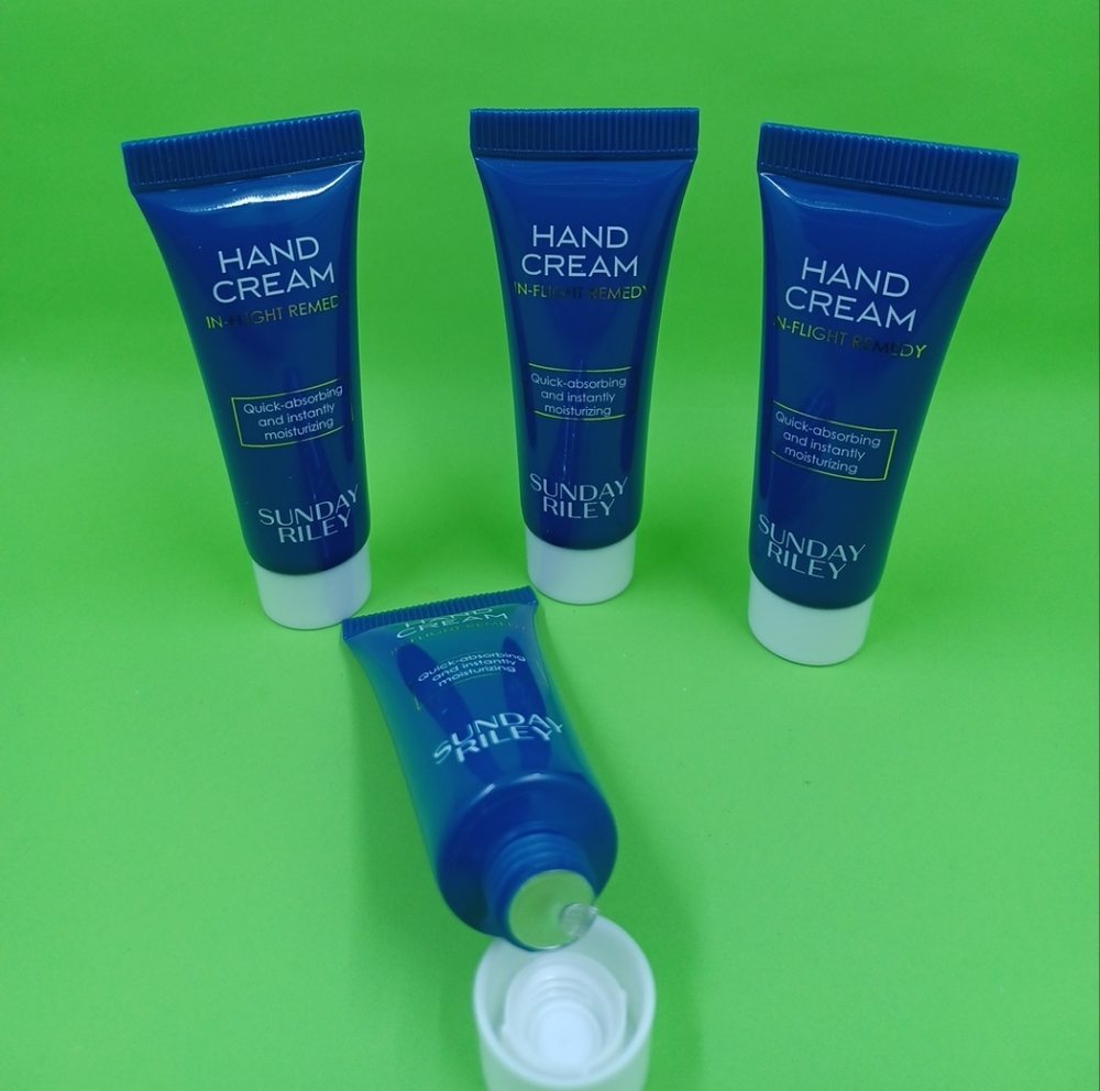 Sunday Riley Hand Cream In-Flight Remedy Moisturizer Lot Of 4, .33oz 10ml Sealed